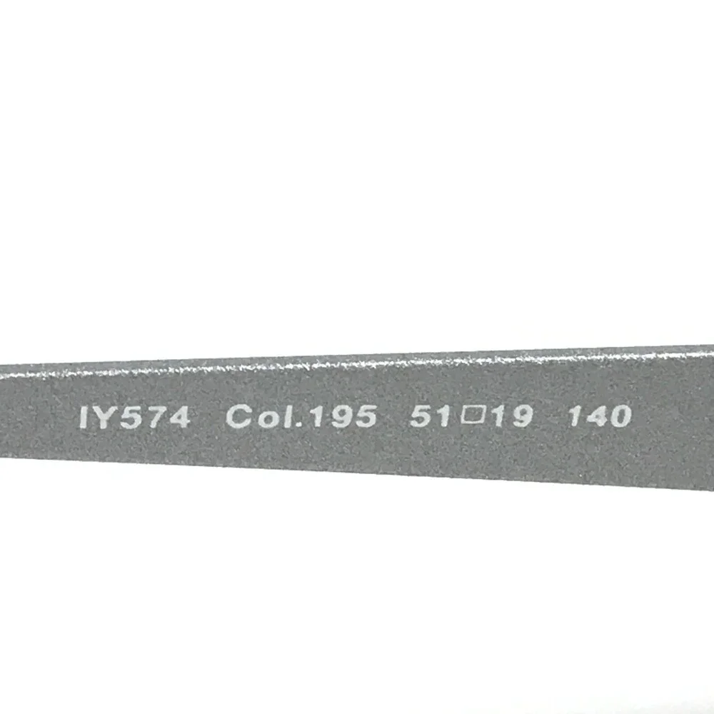 Iyoko-Inyake Eyeglasses Frames IY574 Col.195 Grey Purple Rectangular 51-19-140